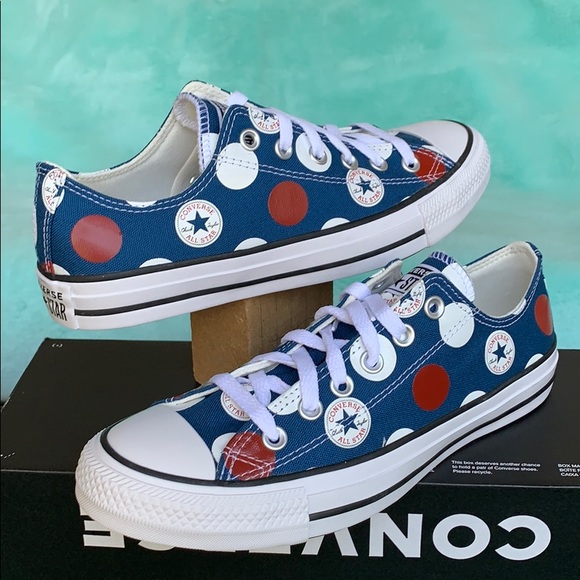 CONVERSE CTAS OX COURT BLUE/UNIVERSITY RED WMNS - Picture 5 of 16